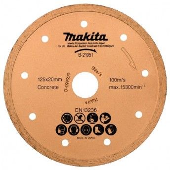 Disco diamantado 125x20mm refª B-21098 MAKITA Disco diamantado 125x20mm refª B-21098 MAKITA