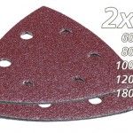 KIT LIXAS TRIANGULARES VELCRO ref B-21559 MAKITA