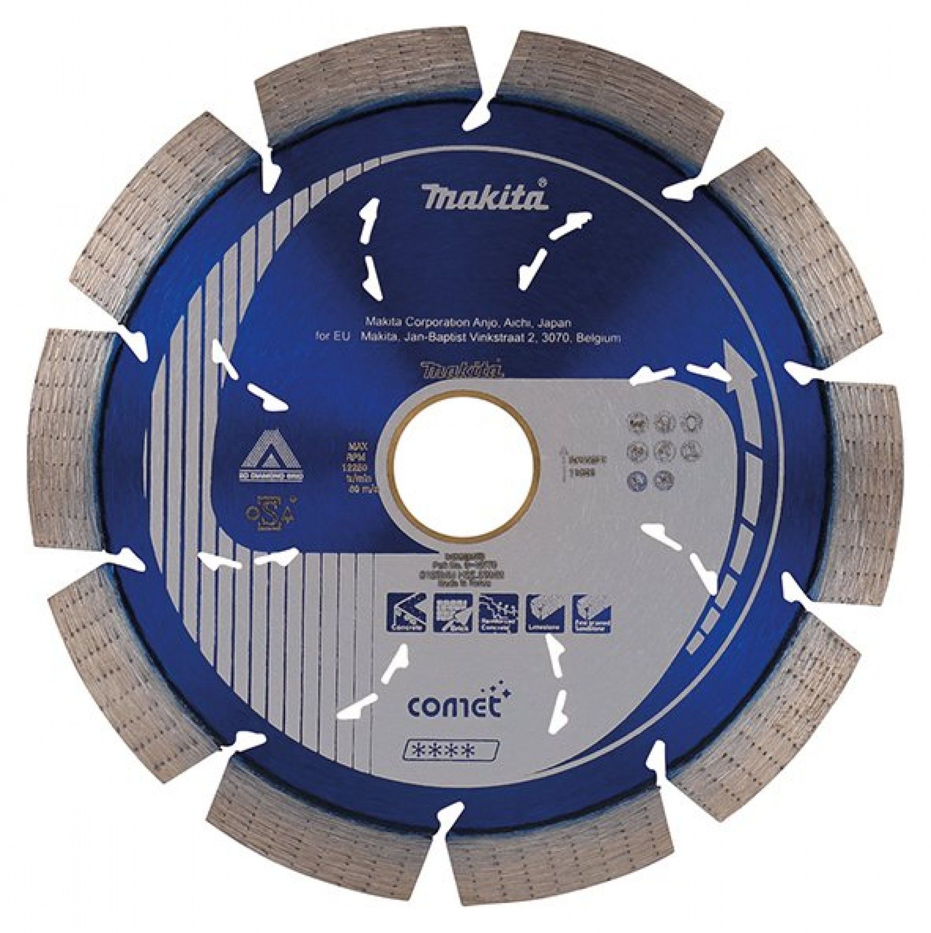 Disco diamantado Comet 125x22.23/20mm B-12778 Makita