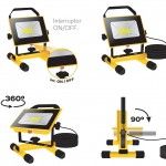 PROJETOR LED C/BASE 20W IP65 6500K refª ASPPB20 VITO PROJETOR LED C/BASE 20W IP65 6500K refª ASPPB20 VITO
