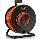 Extenso c/enrolador de jardim 3x1.5mm 25m ref ASEJ25 Aslo