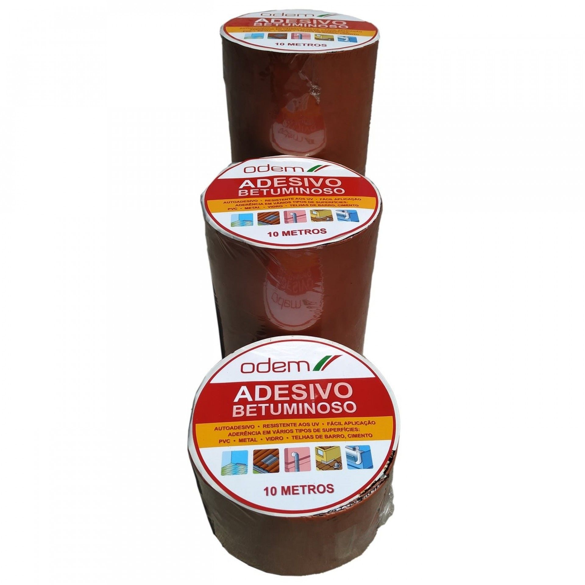 ADESIVO BETUMINOSO TERRA COTA 300MM ROLO 10MT