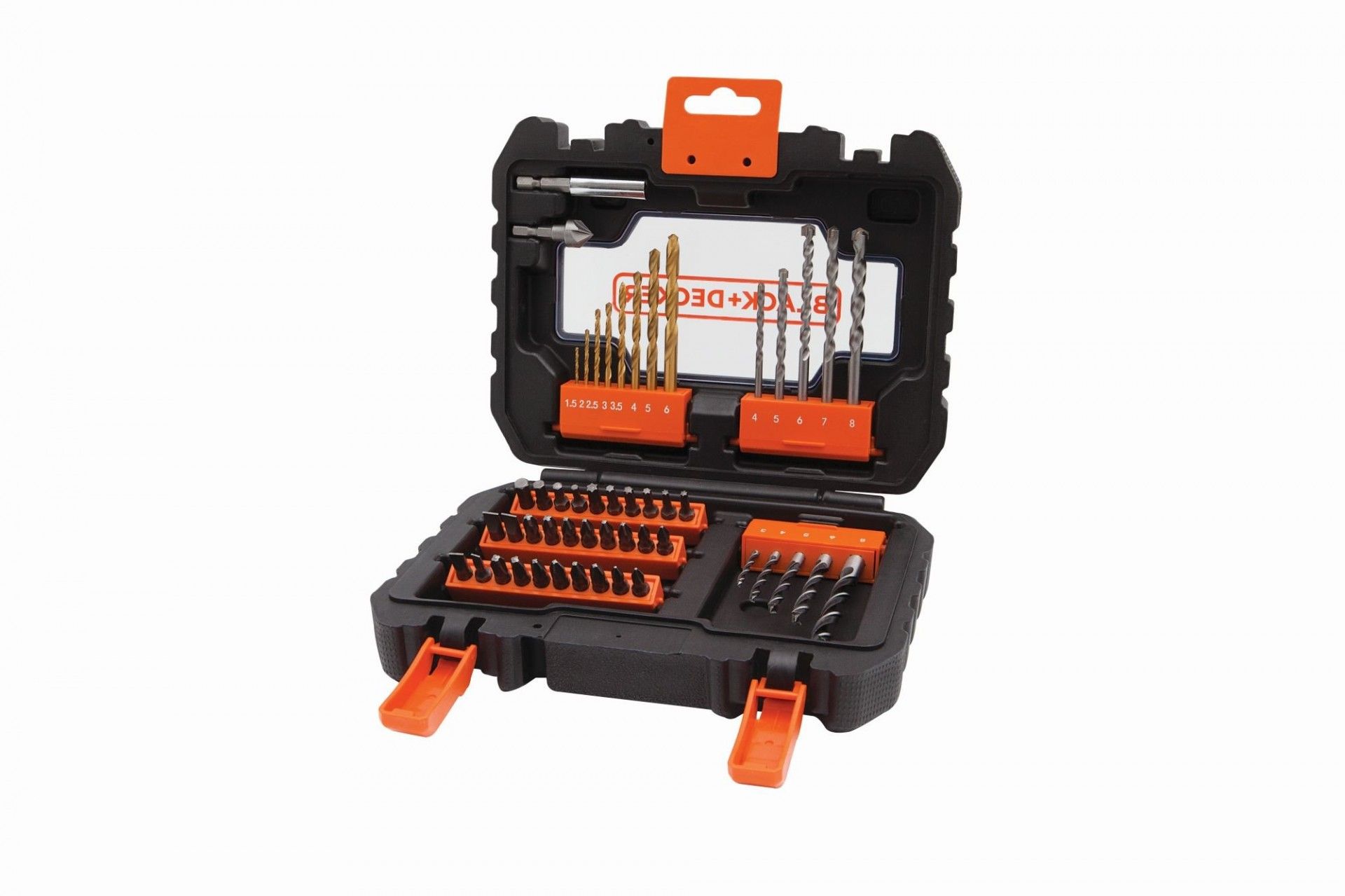 Conjunto de perfuração e parafusagem de 50 peças Easy Grip refª A7232 BLACK DECKER