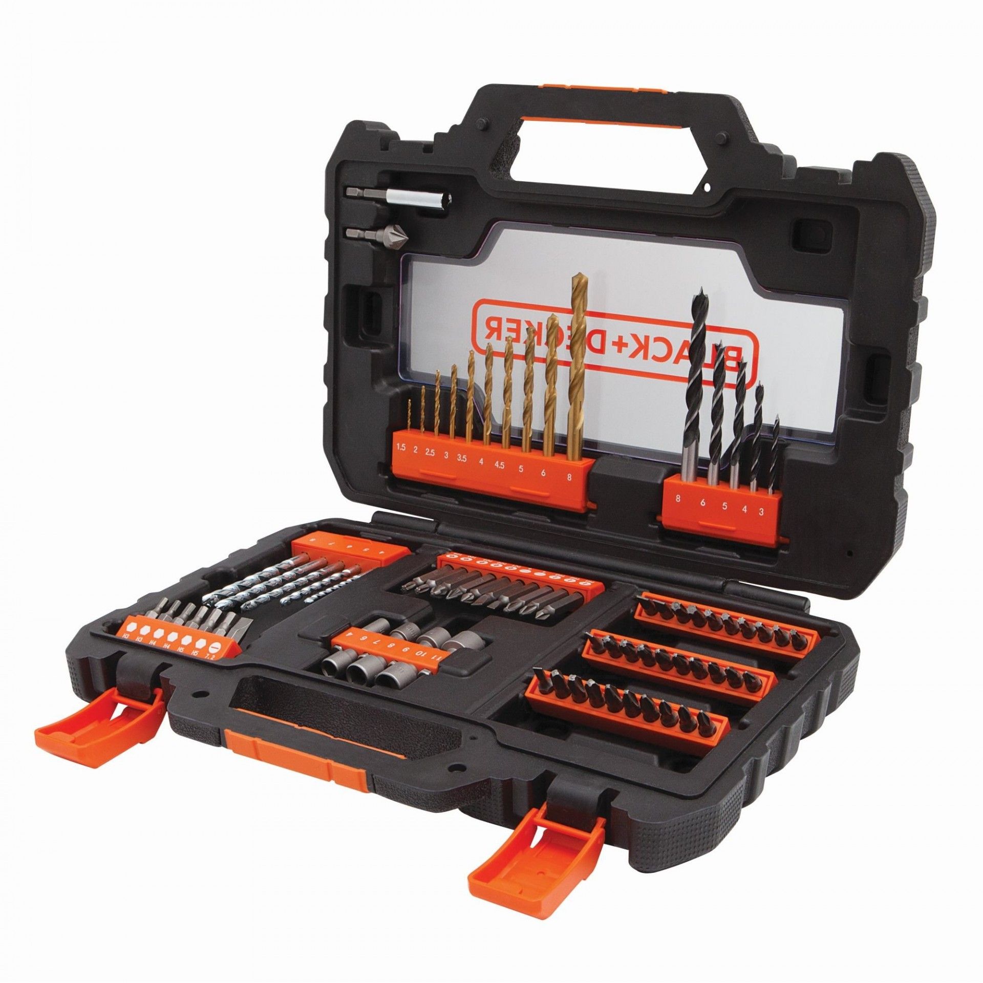 Conjunto de perfuração e condução de 76 peças Easy Grip refª A7231 BLACK DECKER