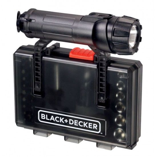 Lanterna + conjunto para aparafusar + colete refletor ref A7224 BLACK DECKER