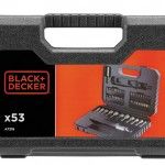 Jogo de 53 pe�as para aparafusar. Inclui chave de roquete ref� A7218 BLACK DECKER