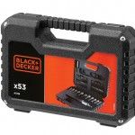 Jogo de 53 pe�as para aparafusar. Inclui chave de roquete ref� A7218 BLACK DECKER