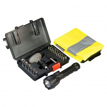 Lanterna + conjunto para aparafusar + colete refletor ref A7224 BLACK DECKER
