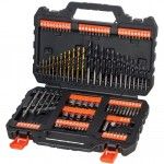 Jogo de 109 peas para furar e aparafusar. Brocas "Titanium" ref A7200 BLACK DECKER