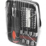 Jogo de 40 peas para aparafusar. Inclui chave de roquete ref A7062 BLACK DECKER