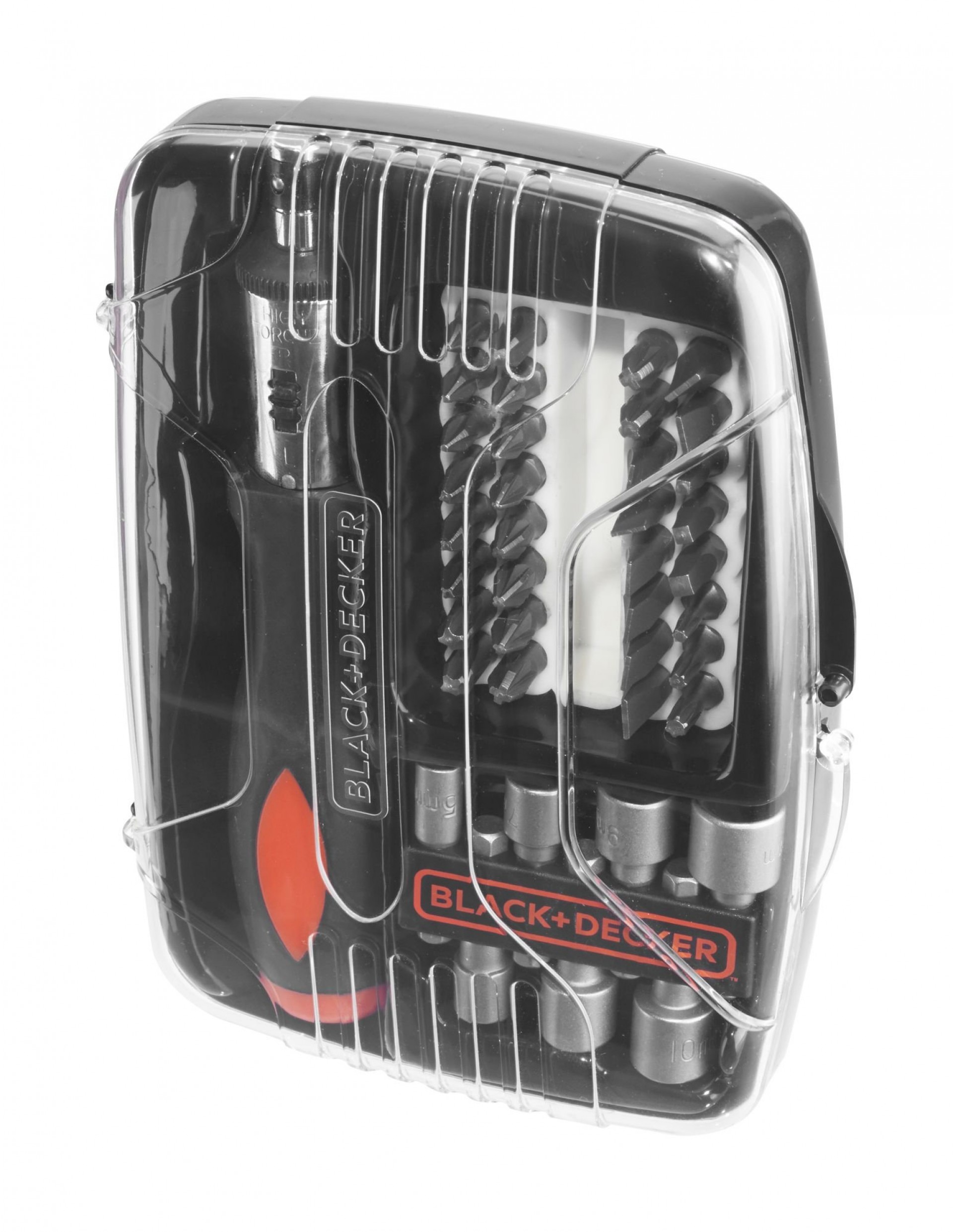 Jogo de 40 peças para aparafusar. Inclui chave de roquete refª A7062 BLACK DECKER