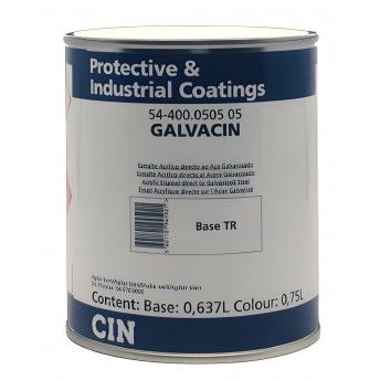 Esmalte acrilico Galvacin 4L (Ral 9010) ref 54-400 Cin