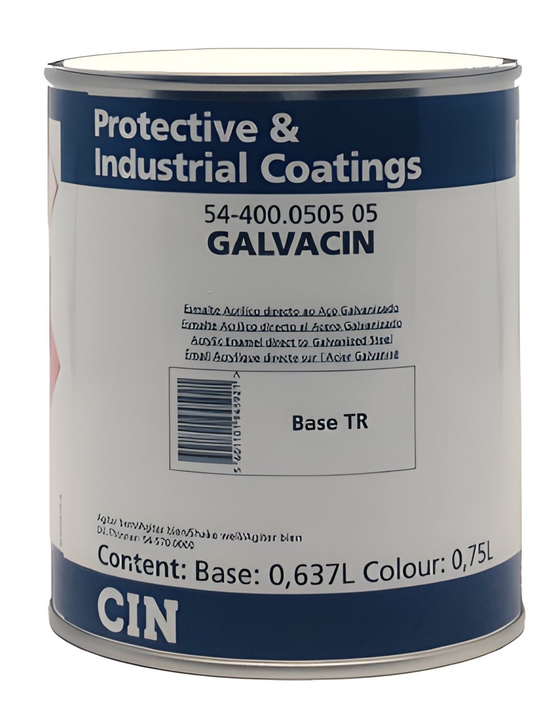 Esmalte acrilico Galvacin 4L (Ral 9010) refª 54-400 Cin