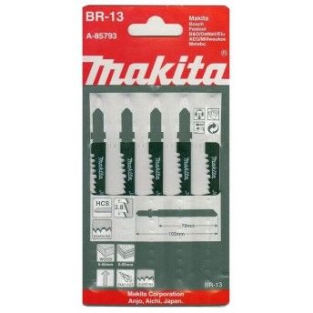 FOLHAS SERRA BR13 P/MADEIRA ref A-85793 5P MAKITA