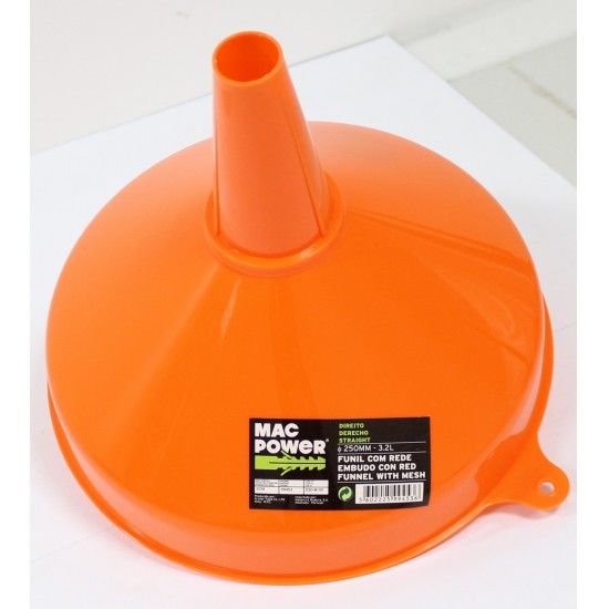 Funil Plstico, 250mm  ref 99453 MAC POWER