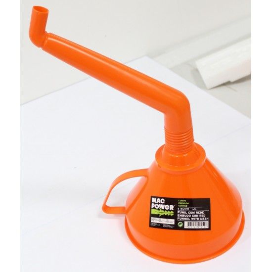 Funil Plstico, 160mm, Curvo  ref 99454 MAC POWER