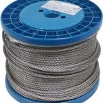 Cabo de Aço Inox, Revestido PVC, 4mmx250m refª 98739 MADER Cabo de Aço Inox, Revestido PVC, 4mmx250m refª 98739 MADER