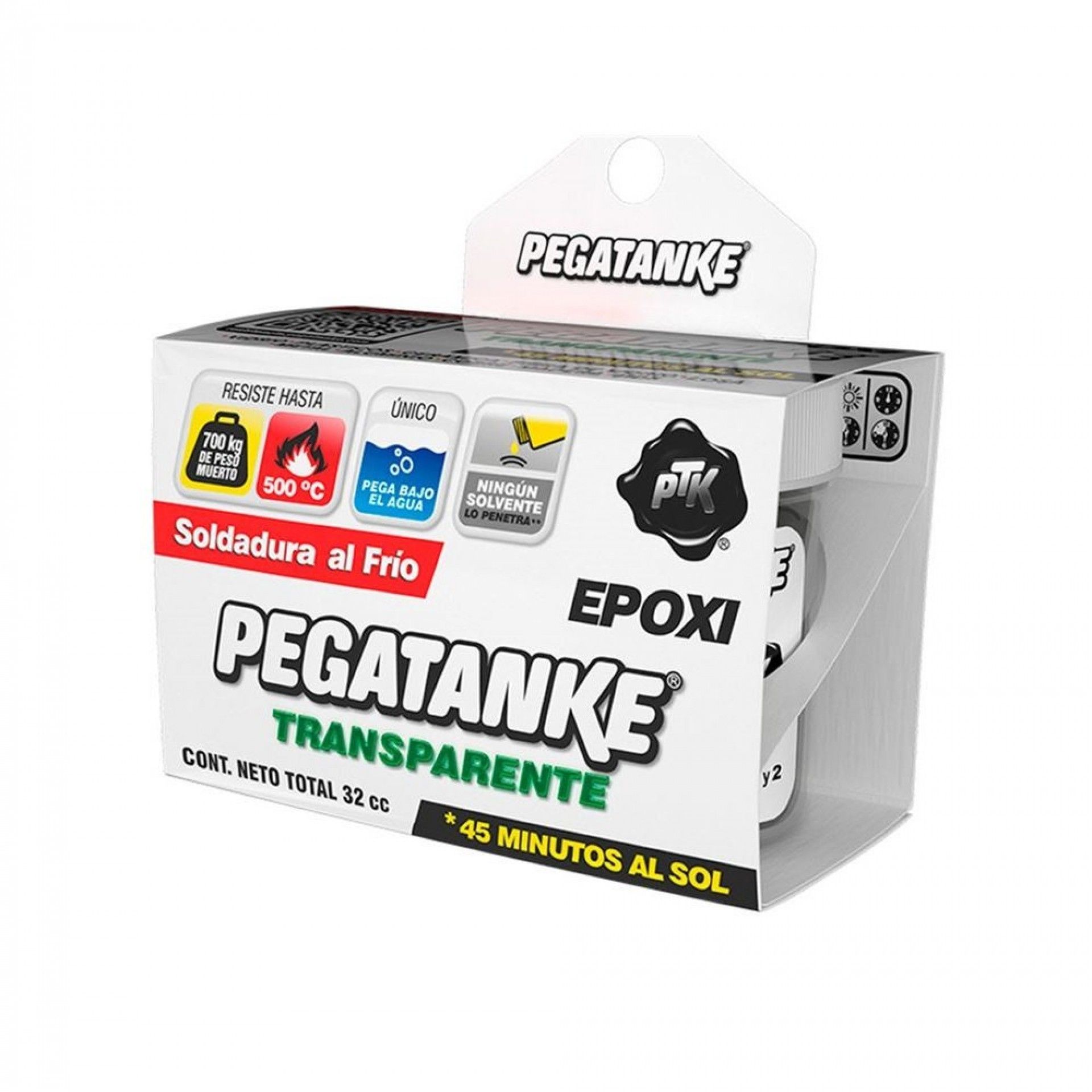 COLA PEGATANKE 2 COMPONENTES 32ml TRANSPARENTE
