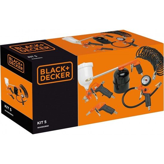 Kit acessórios ar comprimido 5pç refª 9045852BND BLACK DECKER Kit acessórios ar comprimido 5pç refª 9045852BND BLACK DECKER