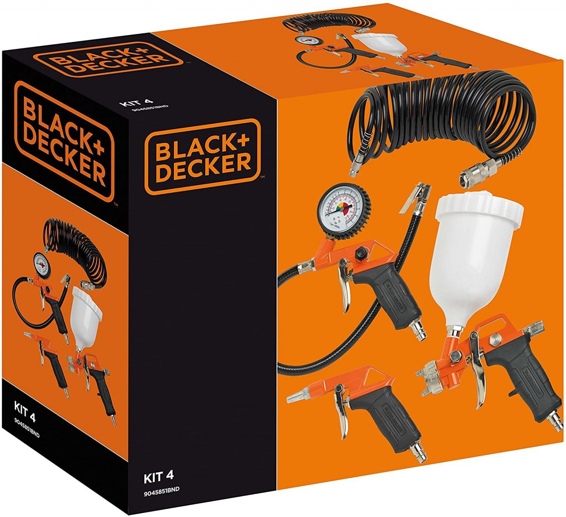 Kit acessórios ar comprimido 4pç refª 9045851BND BLACK DECKER