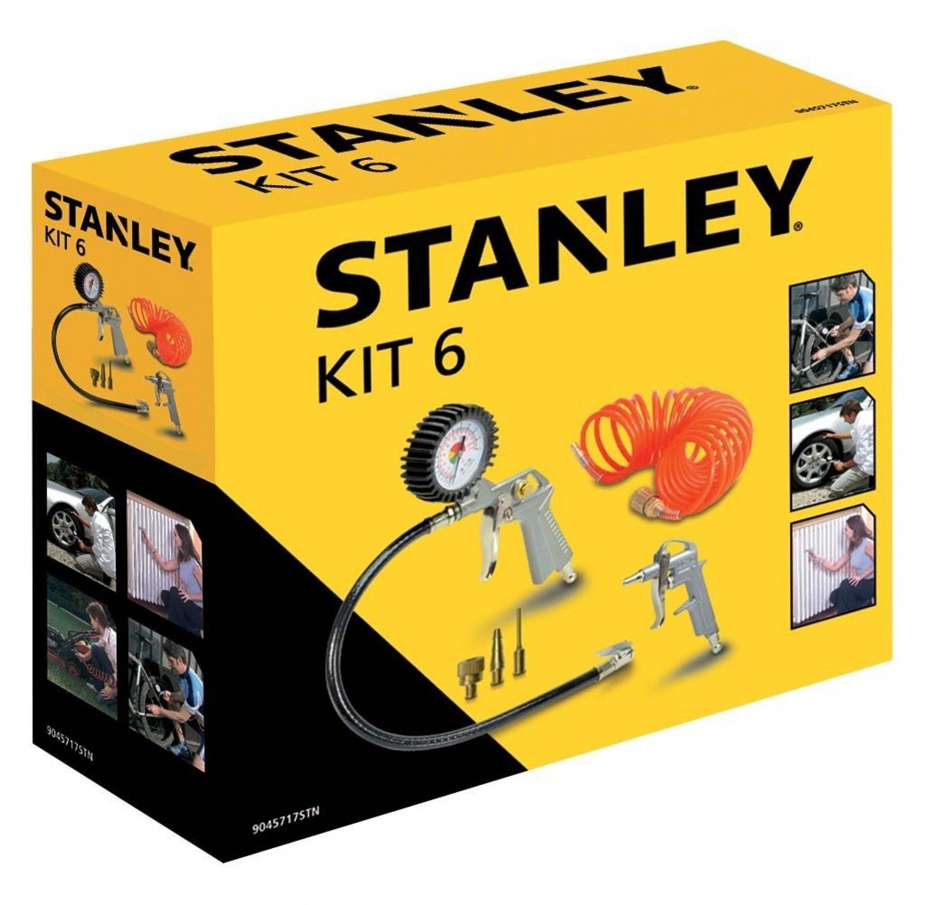 KIT ACESSÓRIOS AR COMPRIMIDO 6PÇ refª 9045717STN STANLEY