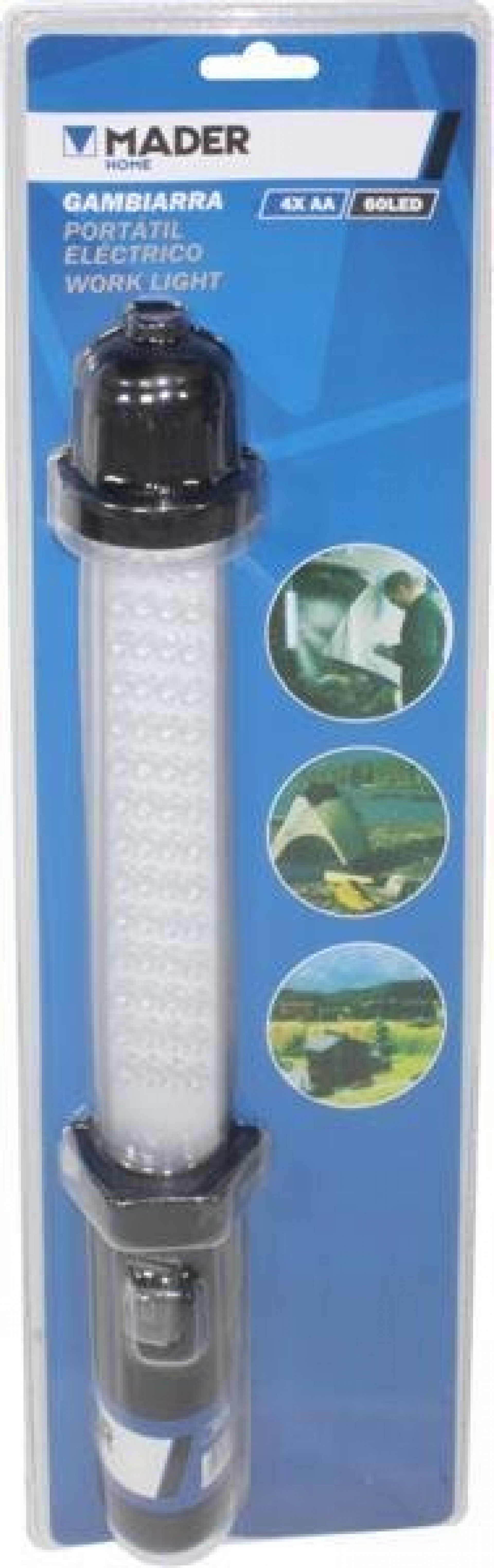 Gambiarra a Pilhas, 60 LED refª 89142 MADER