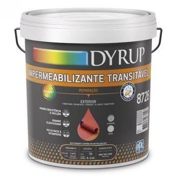IMPERMEABILIZANTE TRANSITVEL 8726 BRANCO 15L DYRUP