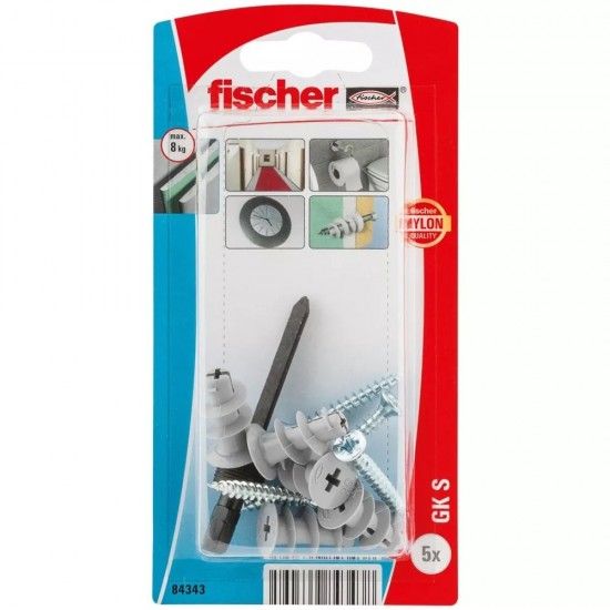 BUCHA PLADUR REF 84343 GK SK NV BLISTER 5P FISCHER