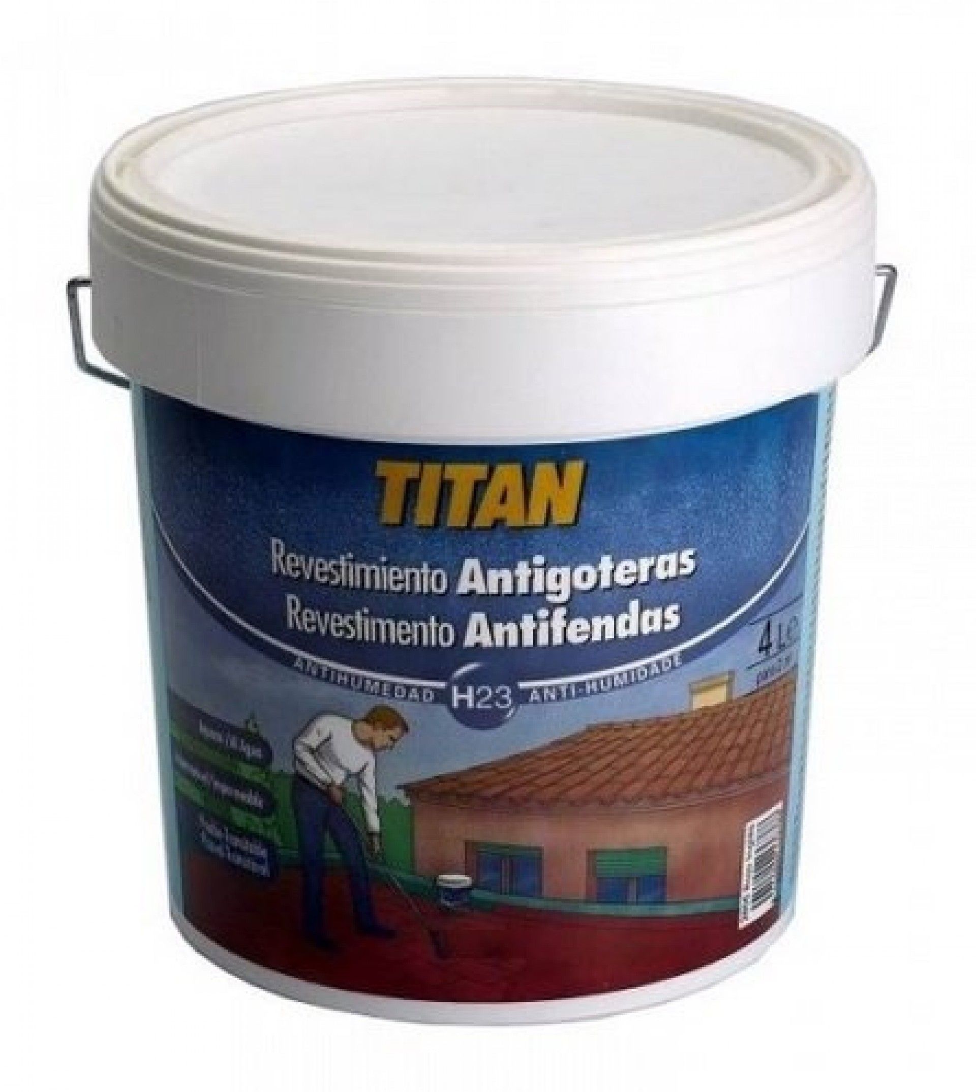 BORRACHA LIQUIDA H23 TITAN TELHA 4L