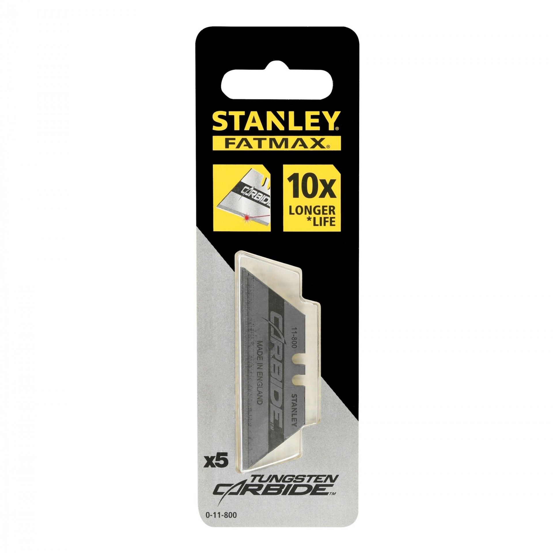 Folhas de Faca Carbide - 50 folhas refª 8-11-800 STANLEY