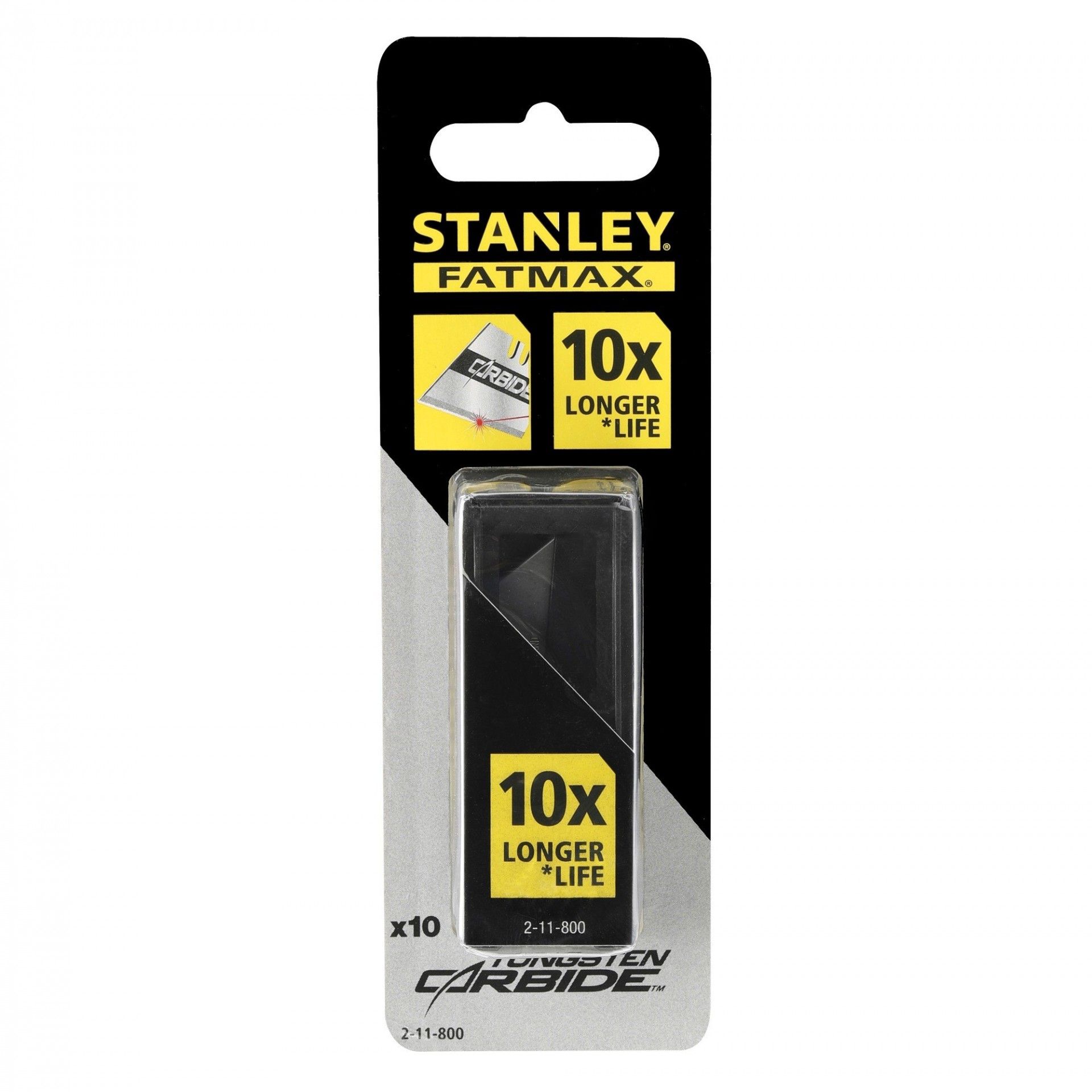 Folhas de Faca Carbide - 50 folhas refª 8-11-800 STANLEY