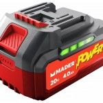 Bateria, 20V, 4.0Ah - MADER POWER® refª 74003 MADER Bateria, 20V, 4.0Ah - MADER POWER® refª 74003 MADER