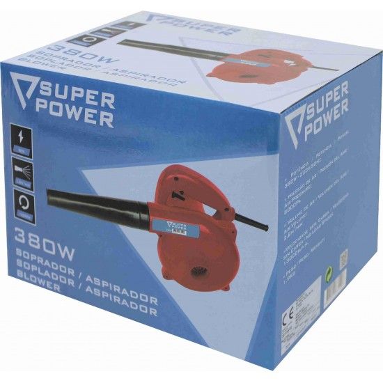Soprador e Aspirador, 380W  refª 73140 SUPER POWER Soprador e Aspirador, 380W  refª 73140 SUPER POWER