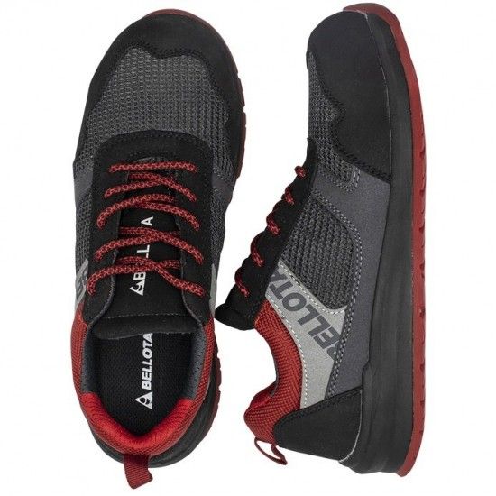 Sapato de segurança Street S1P Vermelho refª 72350BR BELLOTA Sapato de segurança Street S1P Vermelho refª 72350BR BELLOTA