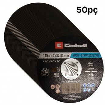Disco corte inox 115x1mm (embalagem 50p) ref 711526 KWB