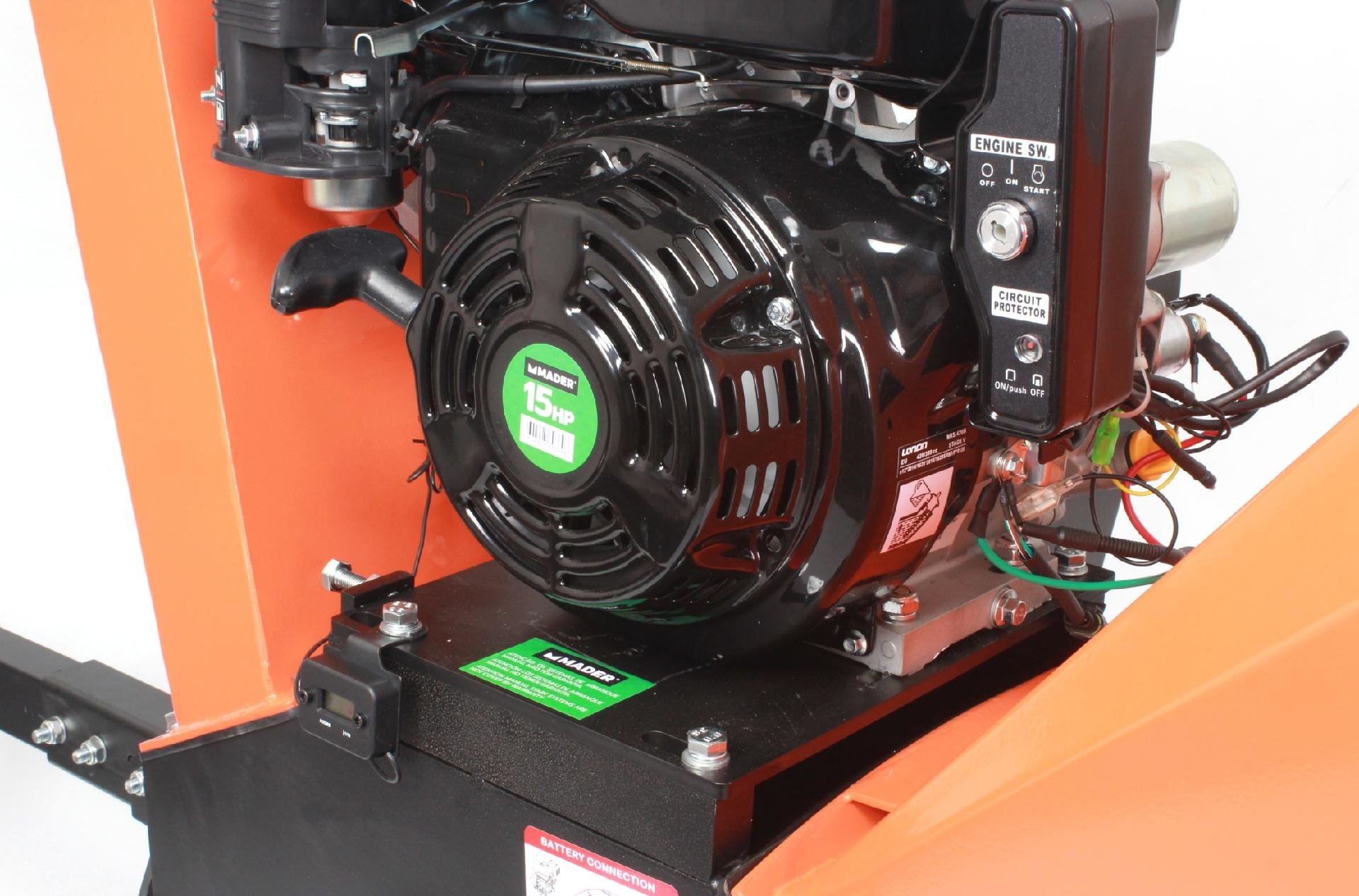 Triturador Agrícola Folhas e Ramos, 15HP, 120mm refª 69360 MADER