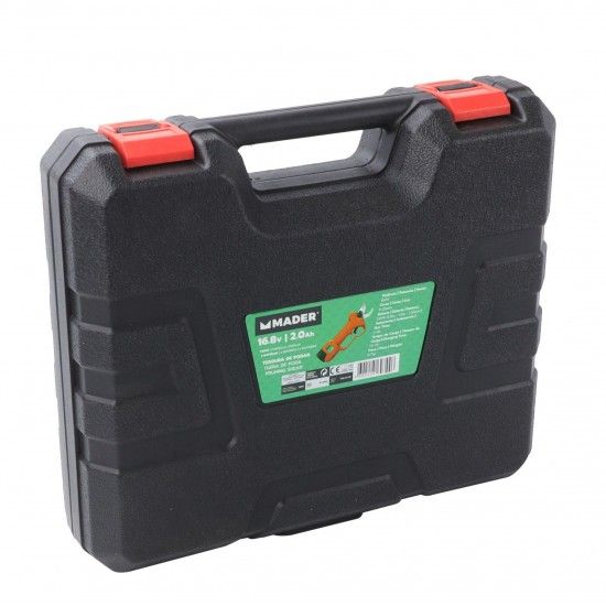 Tesoura de Podar, com Bateria 16.8V, 2.0Ah ref 69332 MADER