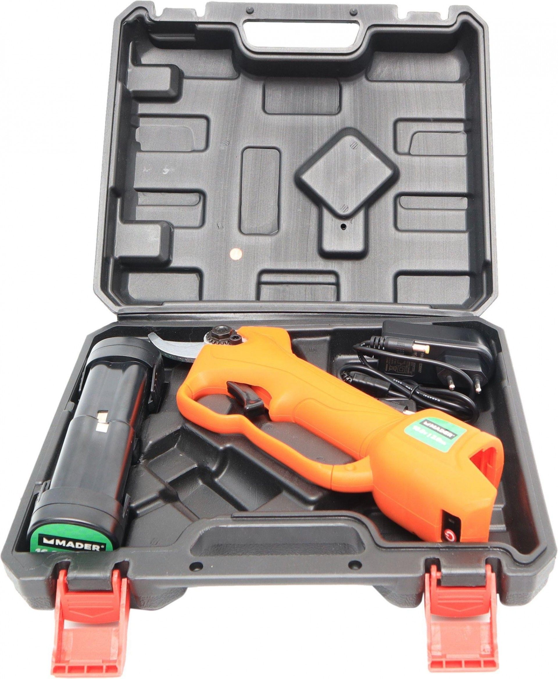 Tesoura de Podar, com Bateria 16.8V, 2.0Ah refª 69332 MADER