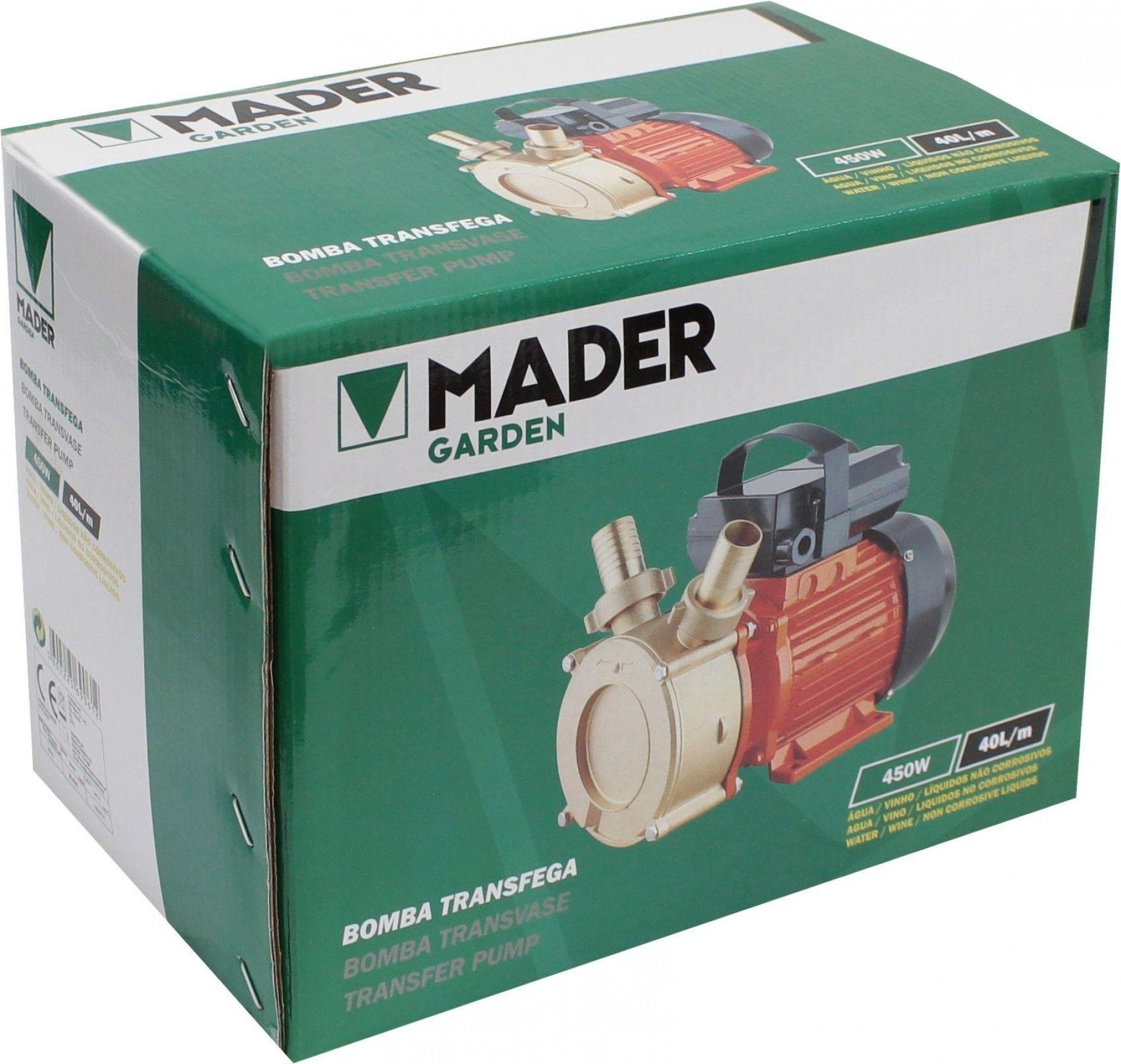 Bomba de Trasfega, 750W, 65L/min refª 69062 MADER