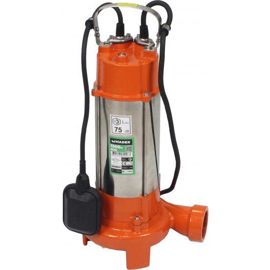 Bomba Submersvel com Triturador, guas Sujas, 1300W ref 69048 MADER
