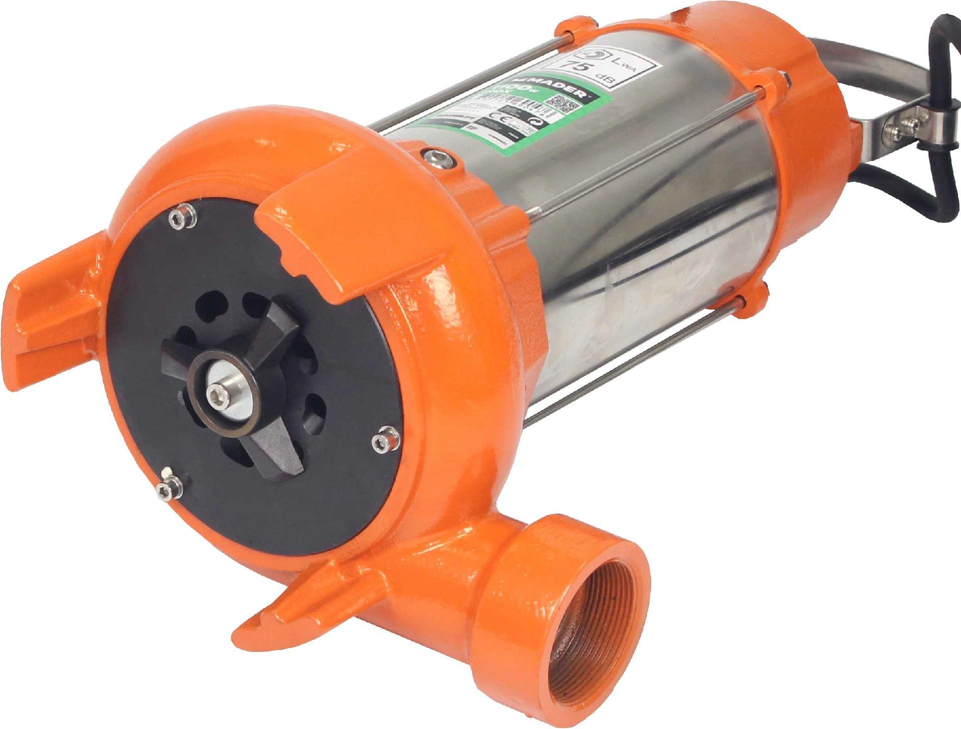 Bomba Submersível com Triturador, Águas Sujas, 1300W refª 69048 MADER