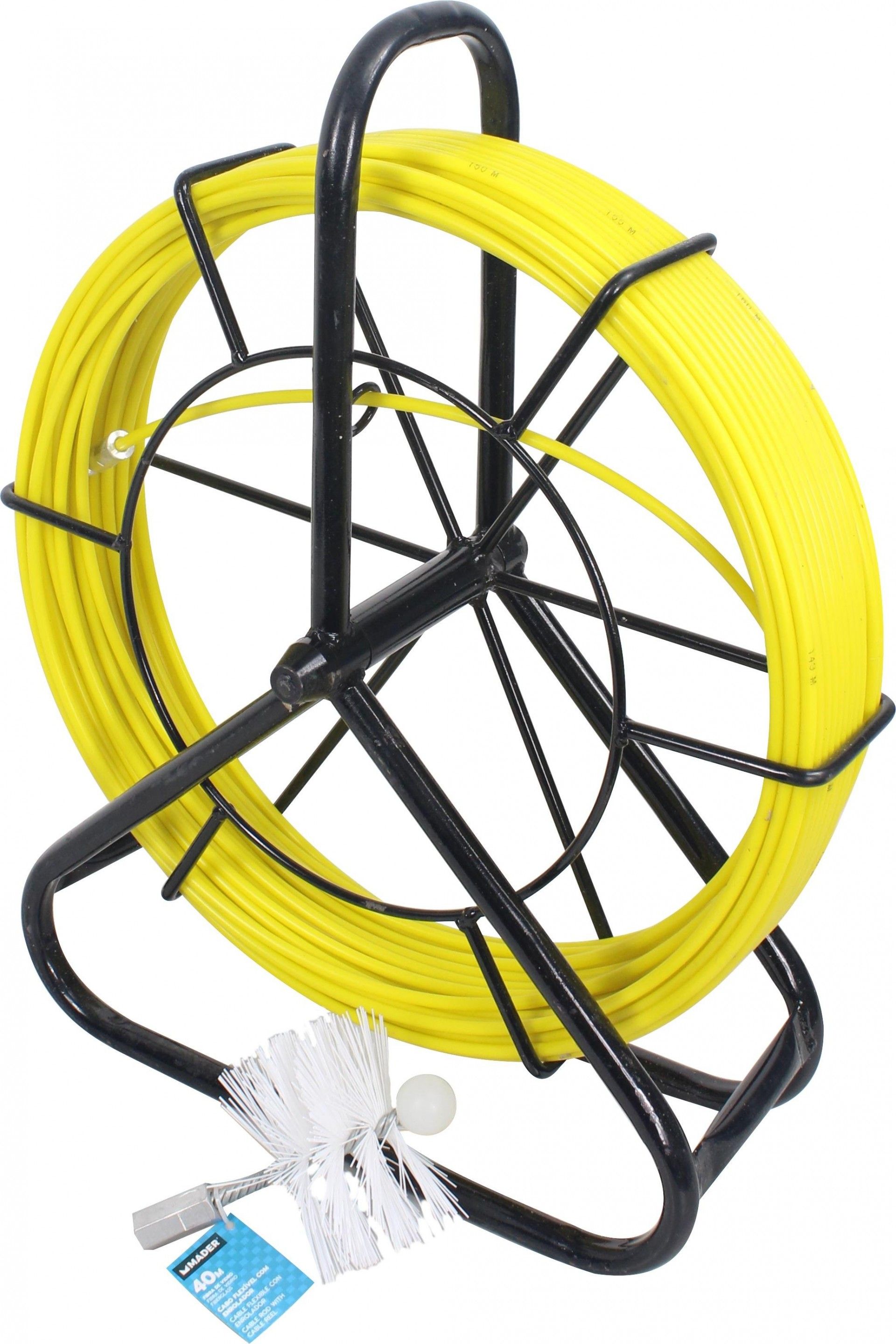 Escovilhão de Limpeza, com cabo Flexível, 80mmx40m refª 68236 MADER