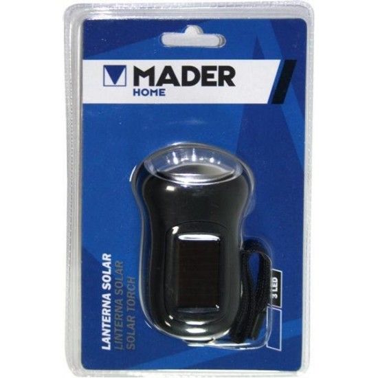 Lanterna Solar, 3LED refª 68056 MADER Lanterna Solar, 3LED refª 68056 MADER