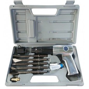 Martelo pneumtico ZK112K c/5 ponteiros/cinzeis ref 677033 Powered
