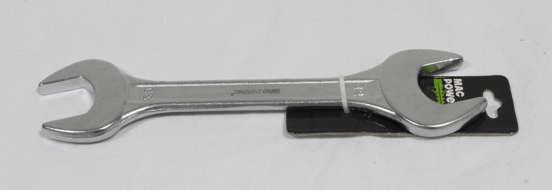 Chave de 2 Bocas, Aço Carbono, 30x32mm refª 66842 MAC POWER