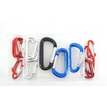 Mosquetões Alumínio, 20Un refª 66683 MAC POWER Mosquetões Alumínio, 20Un refª 66683 MAC POWER