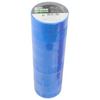 Fita Isoladora Azul 25mmx25m 10un  ref 66529 MAC POWER