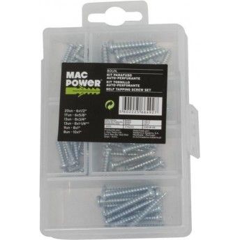 Kit Parafuso Auto-Perfurante, 80Un  ref 66492 MAC POWER
