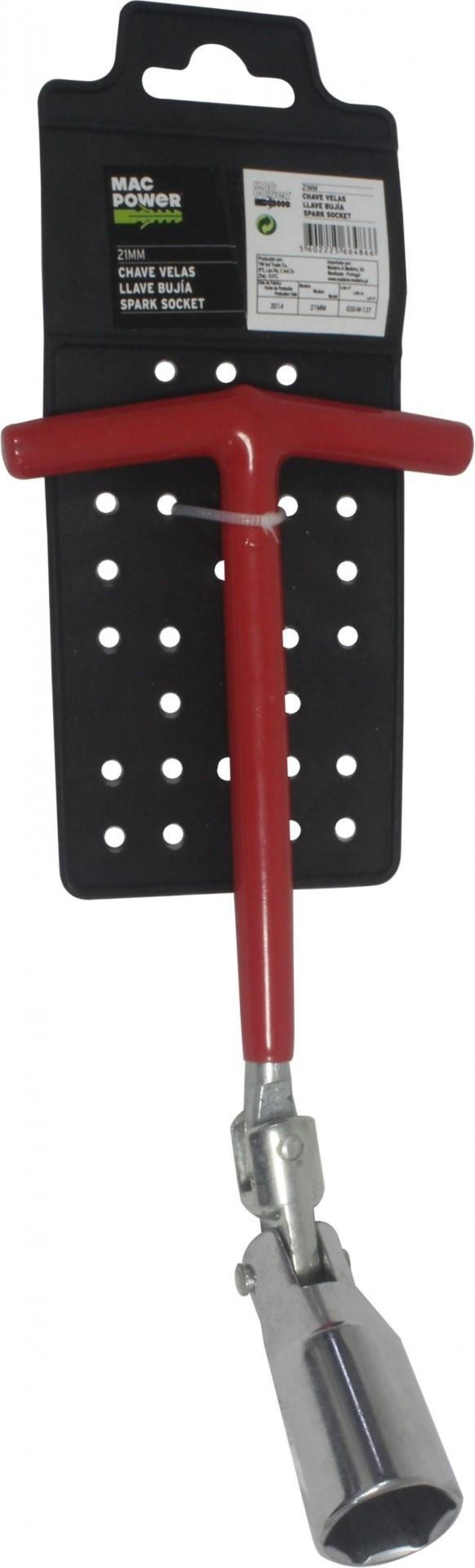 Chave de Velas Articulada, 21mm refª 66486 MAC POWER