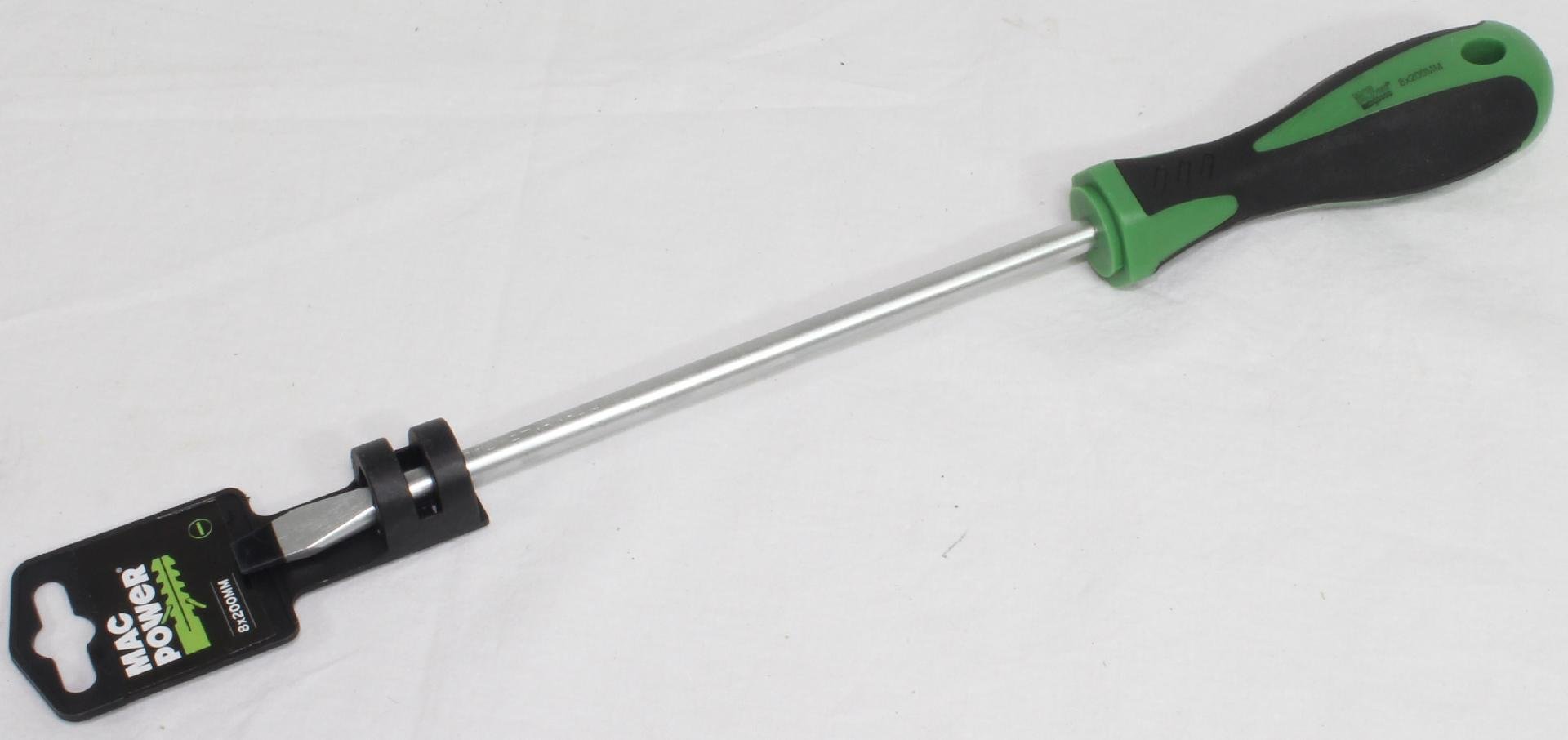 Chave de Fendas, Ponta Magnética, Chrome Vanadium, 8x200mm refª 66415 MAC POWER